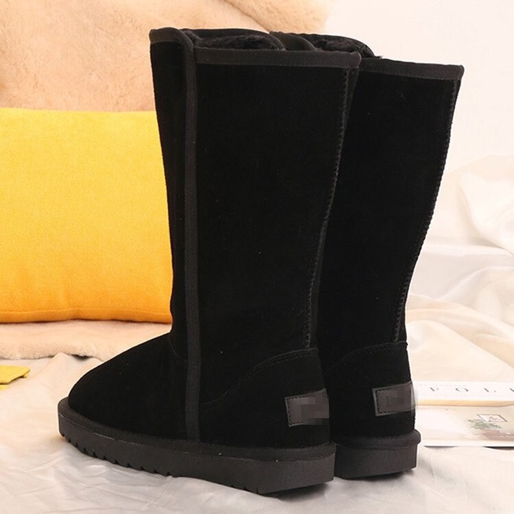 Suede Leather Snow Boots