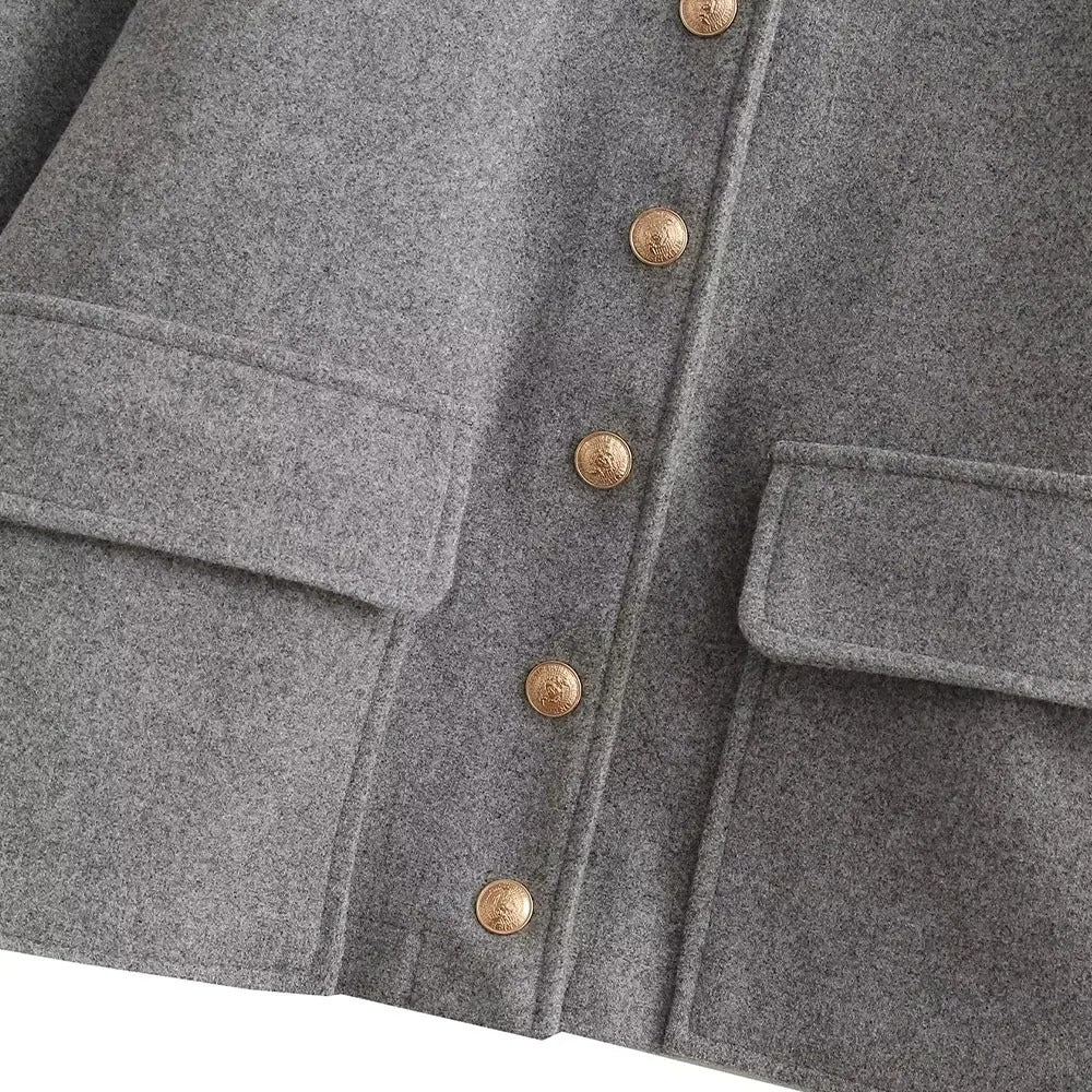 Turndown Collar Jacket