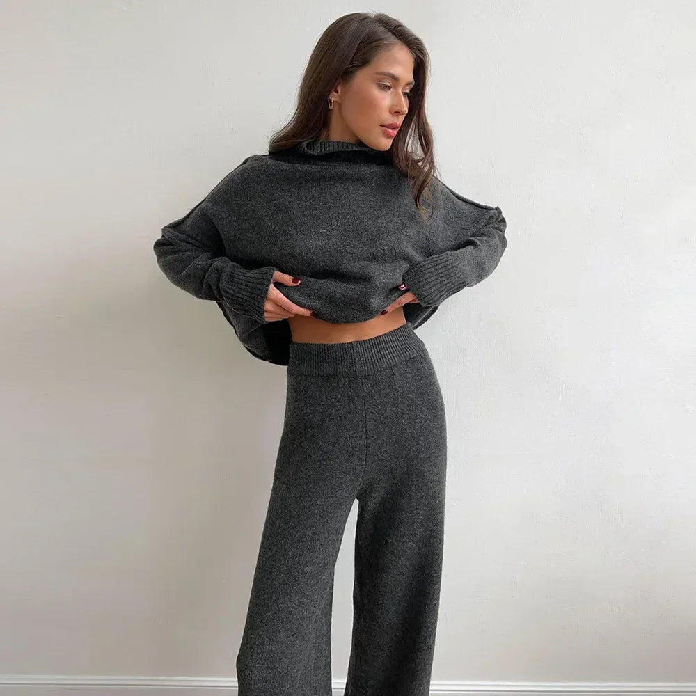 Turtleneck Sweater Set