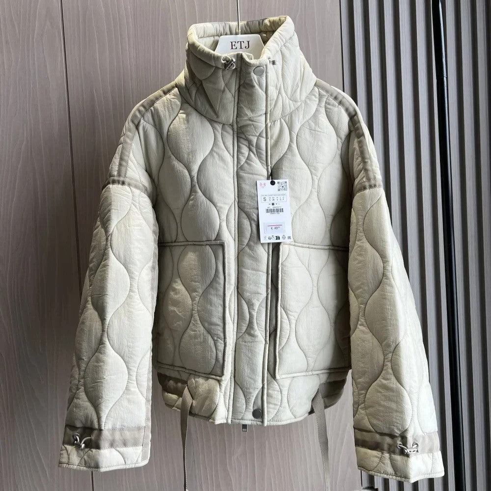 Quilted Ties Coat