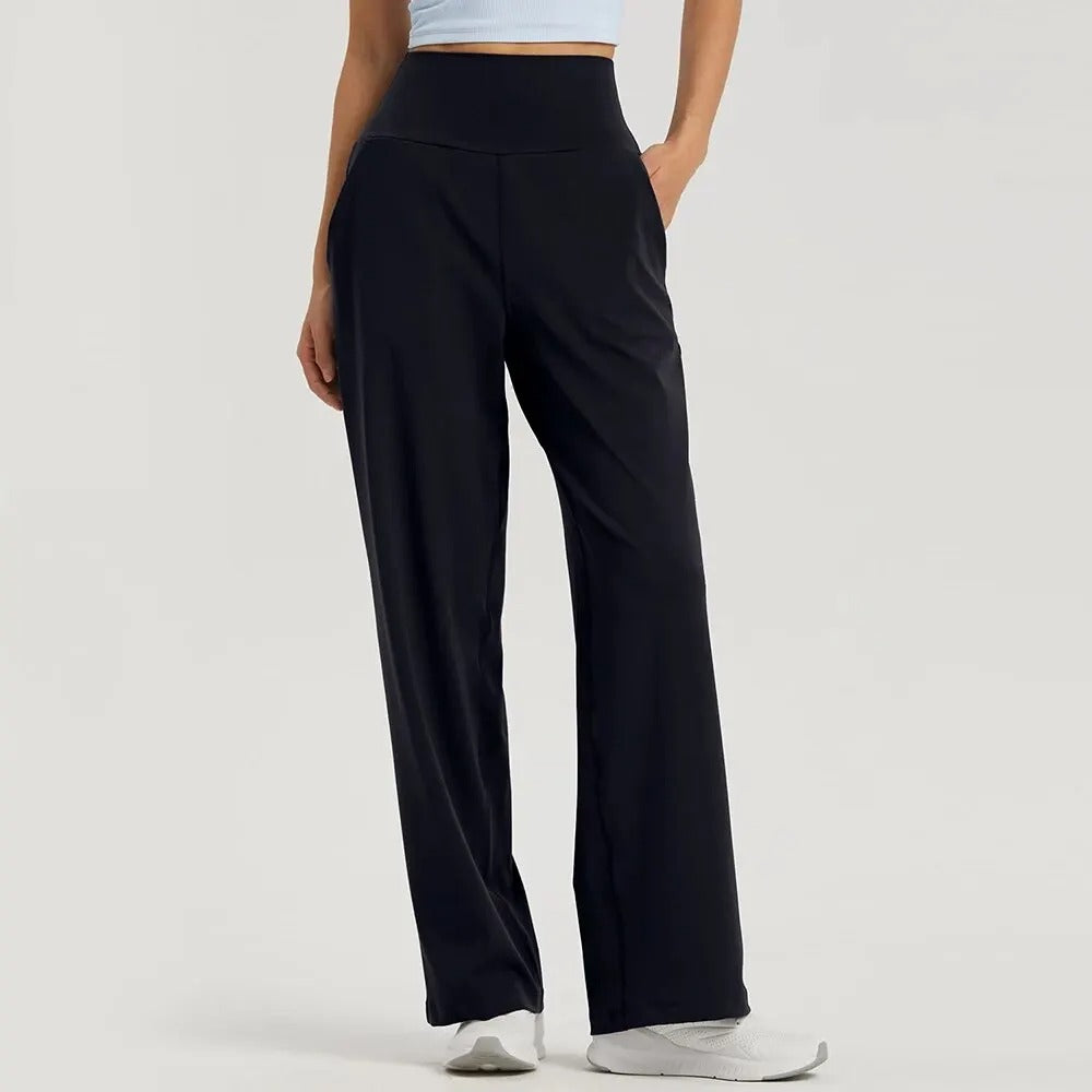 Wide Leg High Waist Yoga Pants