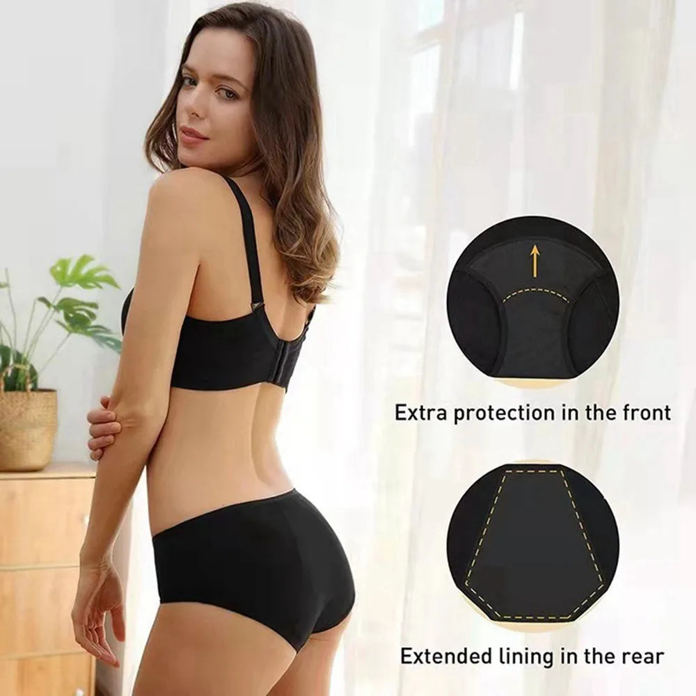 Very Abundant Menstrual Panties Woman Breathable Women's Cotton Briefs Low