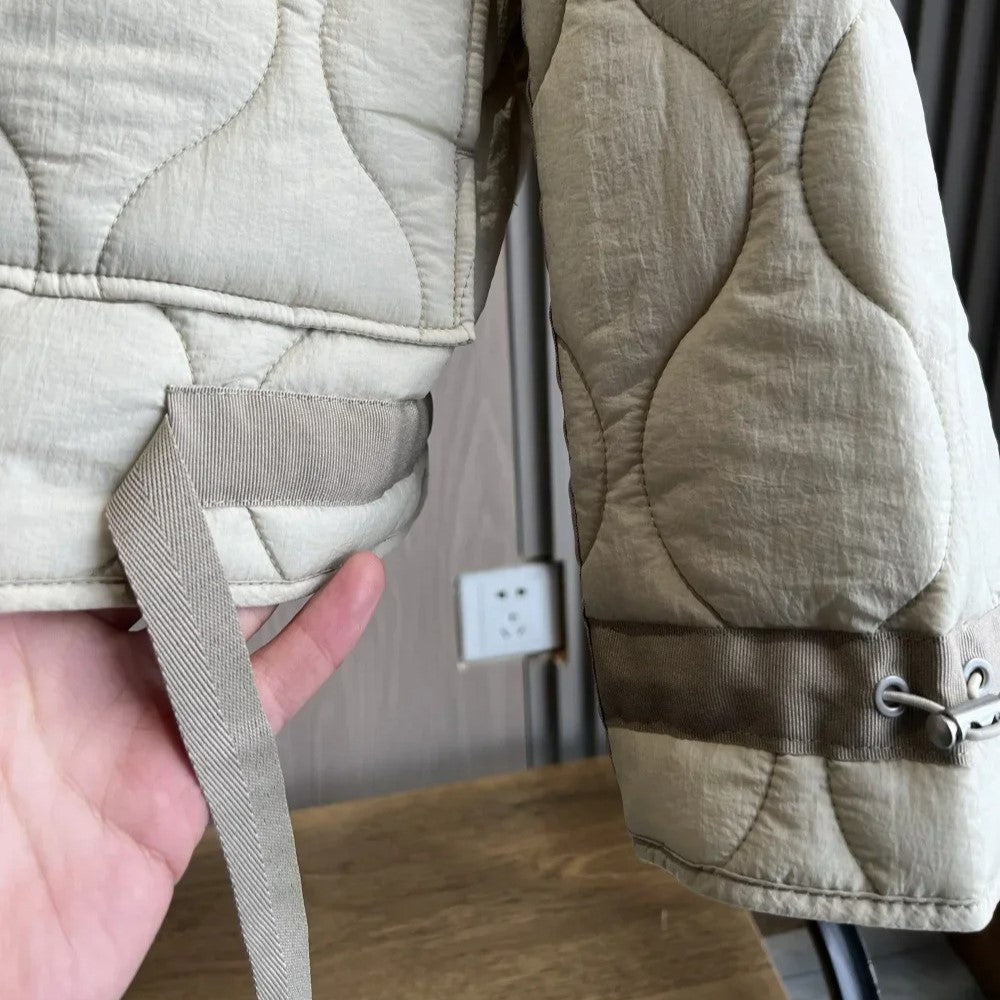Quilted Ties Coat
