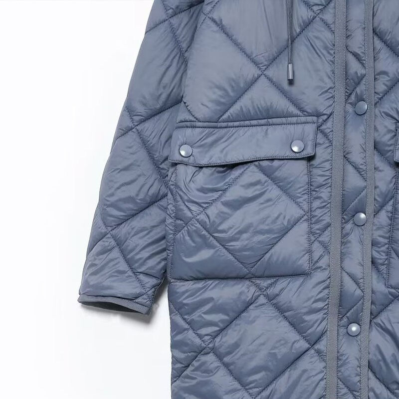 Hooded Long Cotton Coat