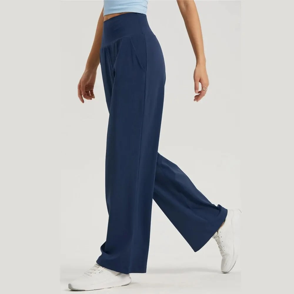 Wide Leg High Waist Yoga Pants
