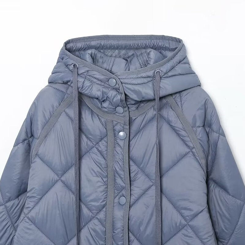 Hooded Long Cotton Coat