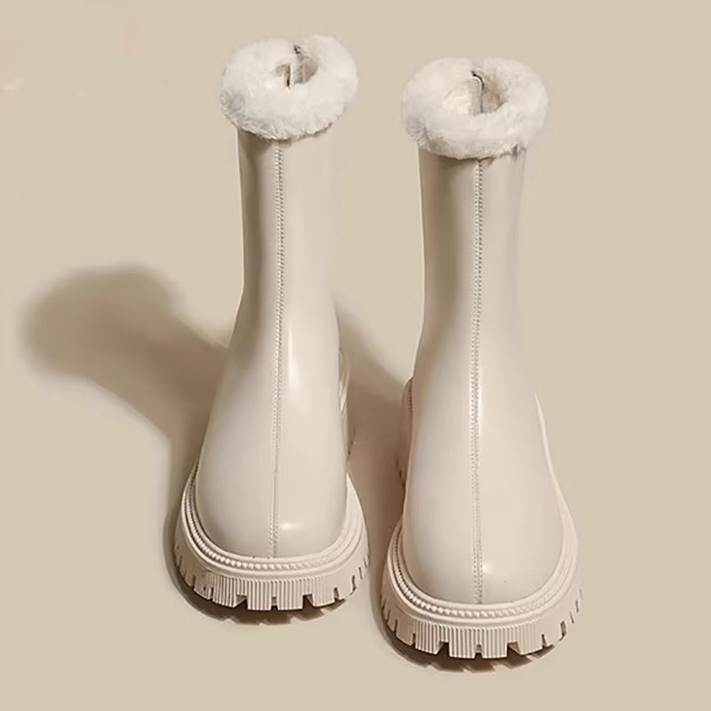 Plush Ankle Boots