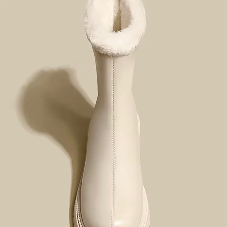 Plush Ankle Boots