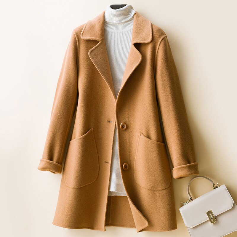 Double-Sided Pure Cashmere Coat