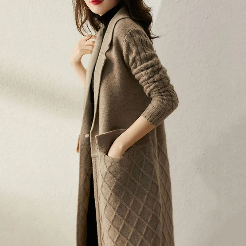 Long Cashmere Cardigan