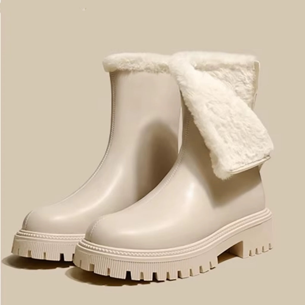 Plush Ankle Boots