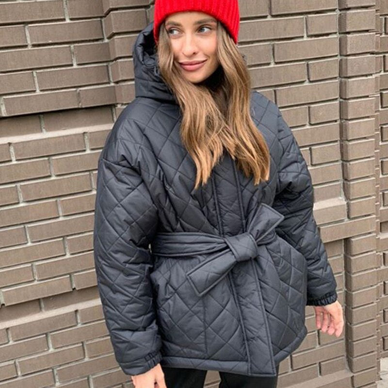 Loose Hooded Parka
