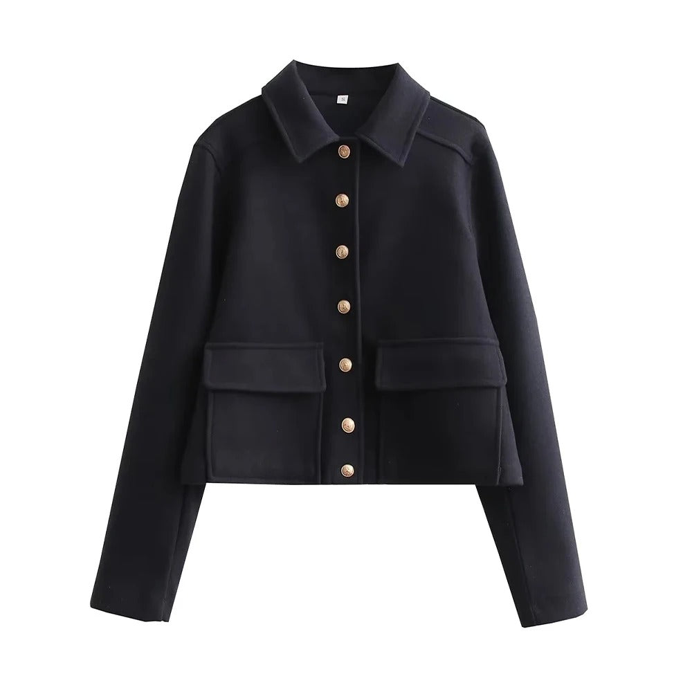 Turndown Collar Jacket