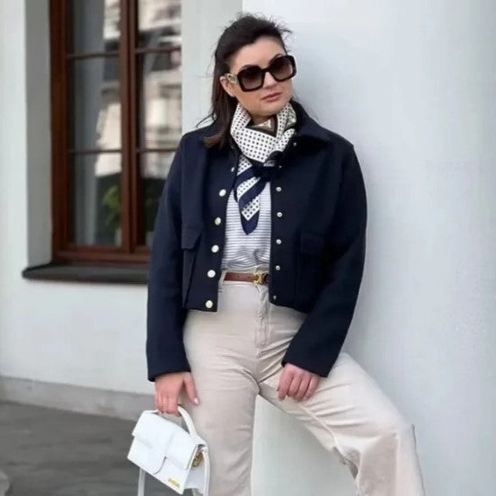 Turndown Collar Jacket