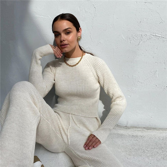 Knitted Loungewear Set