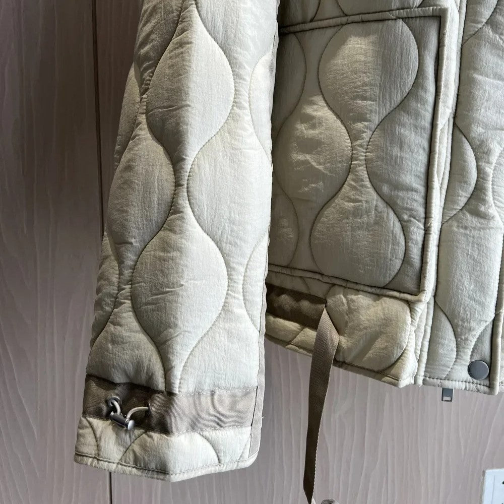 Quilted Ties Coat