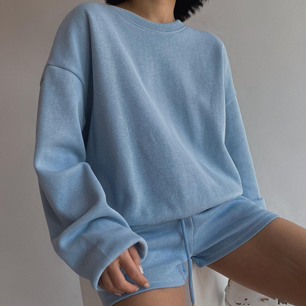 Casual Two Pieces Woman Tracksuit
