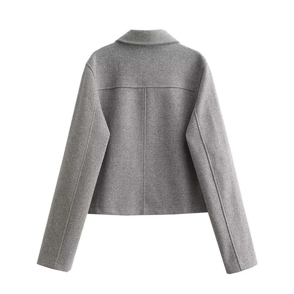 Turndown Collar Jacket