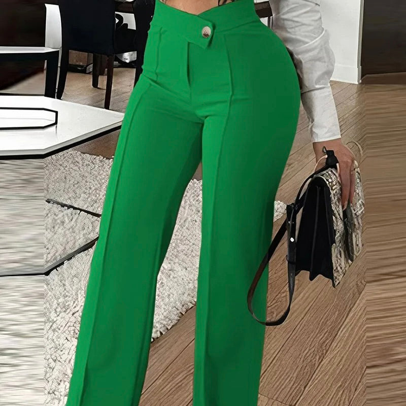 High-Waisted Work Pants
