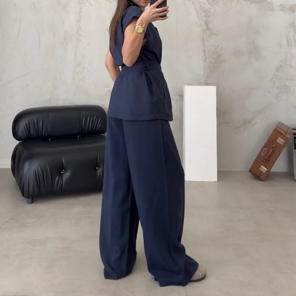 Solid Chic Women Suit