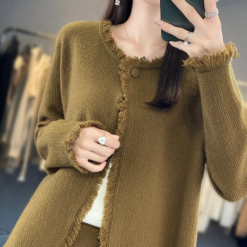 Retro Wool Cardigan