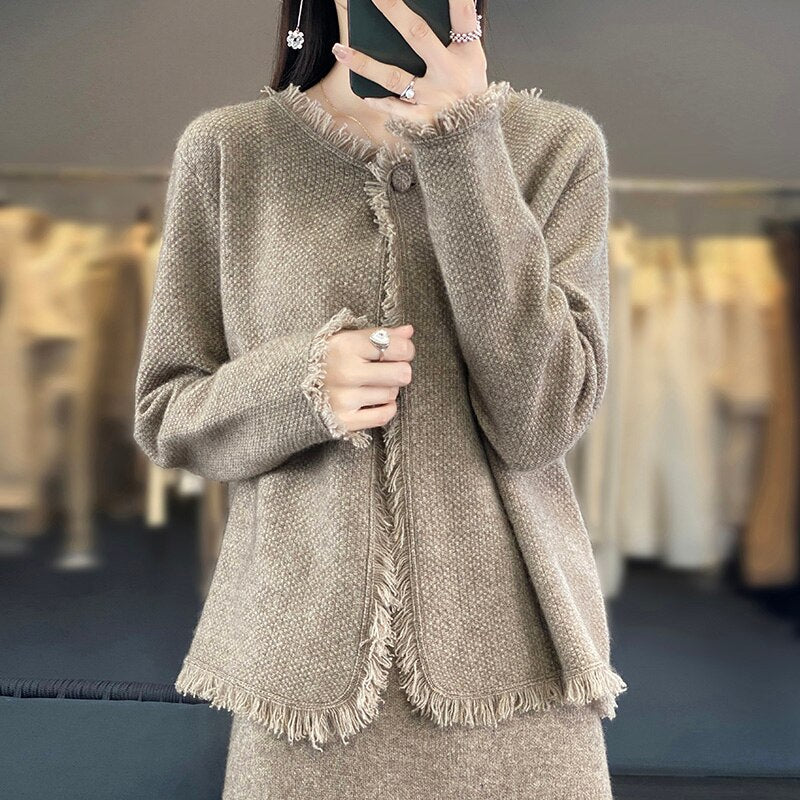 Retro Wool Cardigan