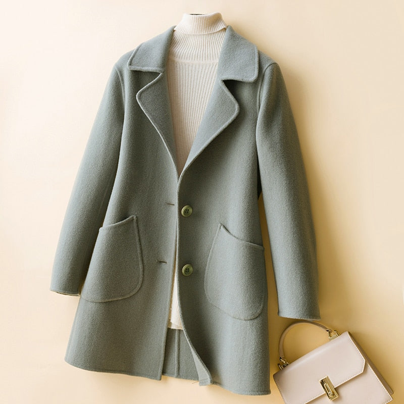 Double-Sided Pure Cashmere Coat
