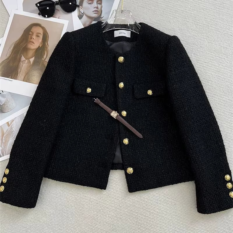 Women's Round Neck Loose Coat