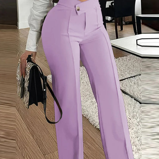 High-Waisted Work Pants