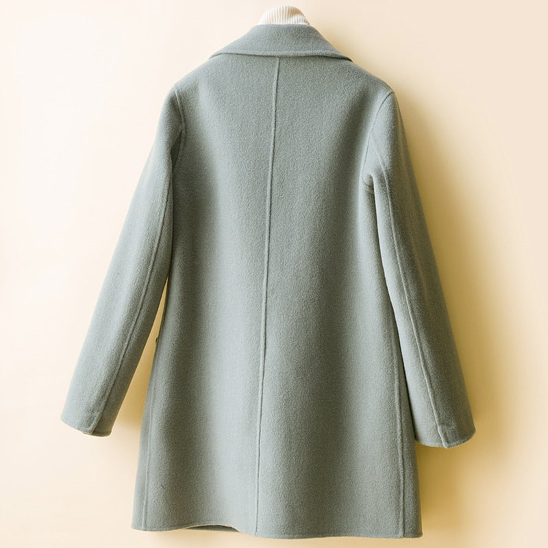Double-Sided Pure Cashmere Coat