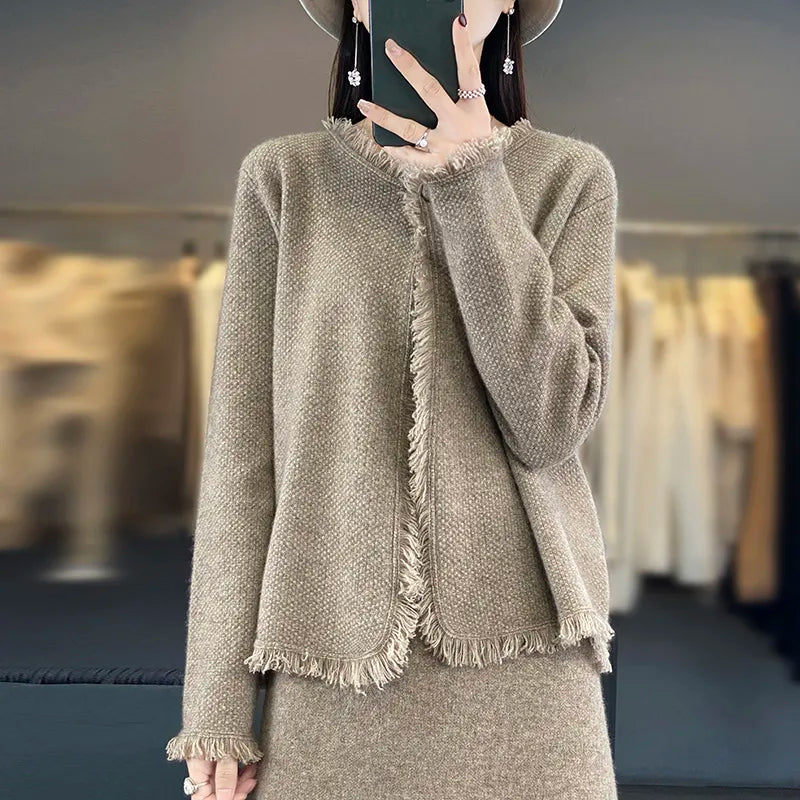 Retro Wool Cardigan