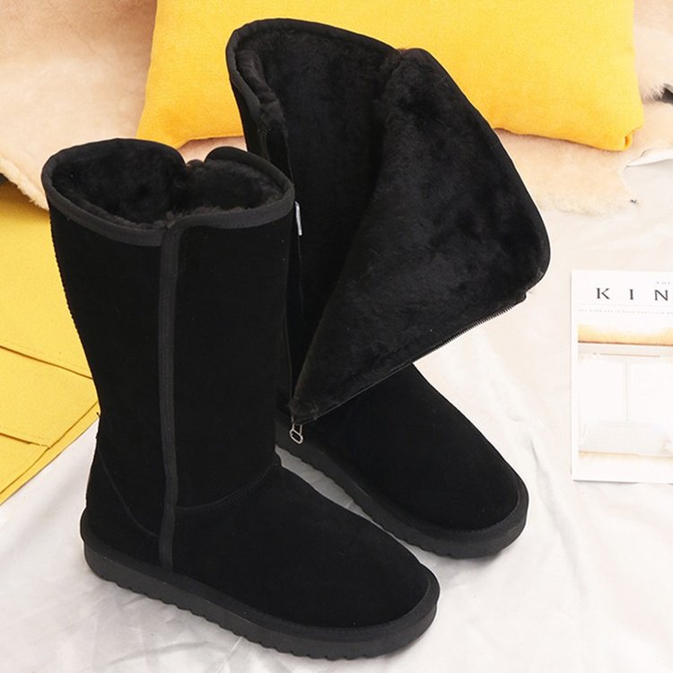 Suede Leather Snow Boots