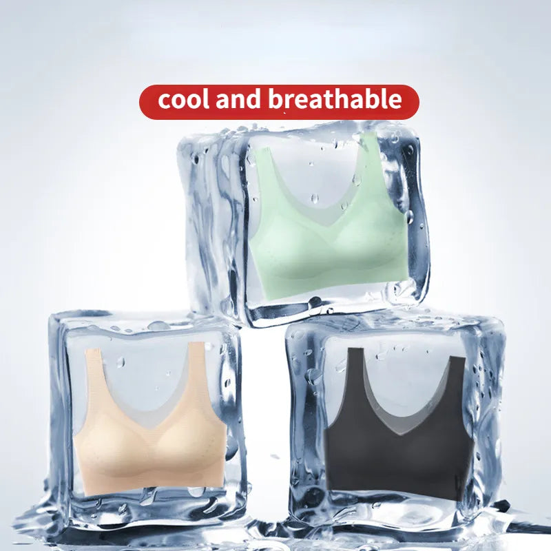 Seamless Ice Silk Bra