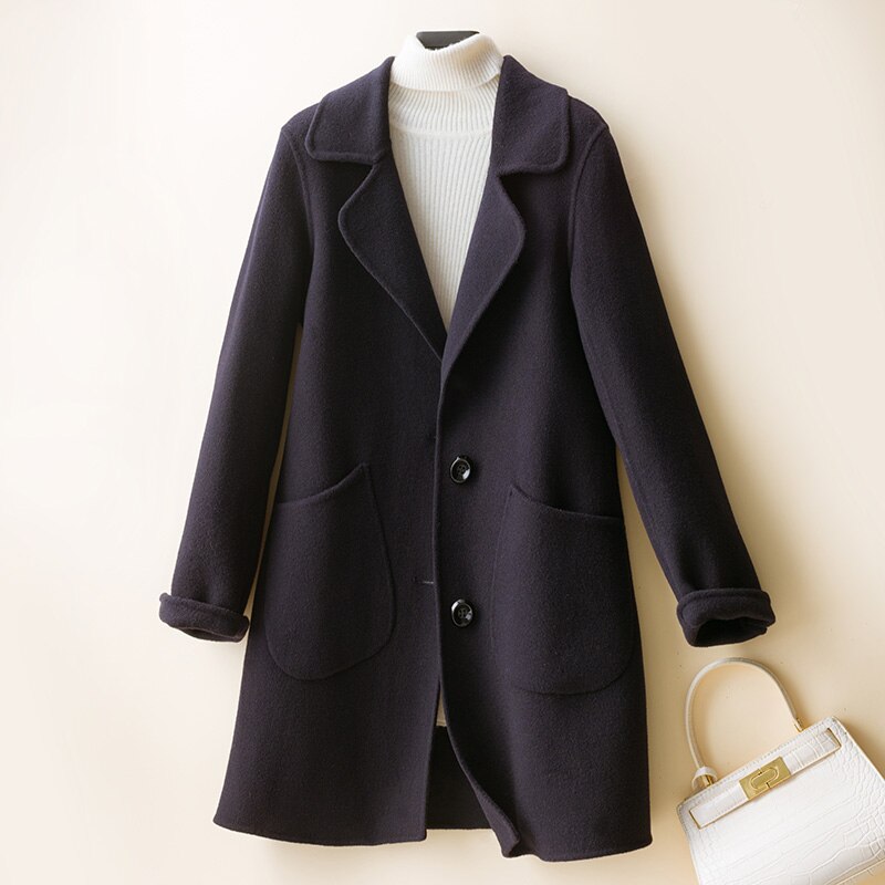 Double-Sided Pure Cashmere Coat