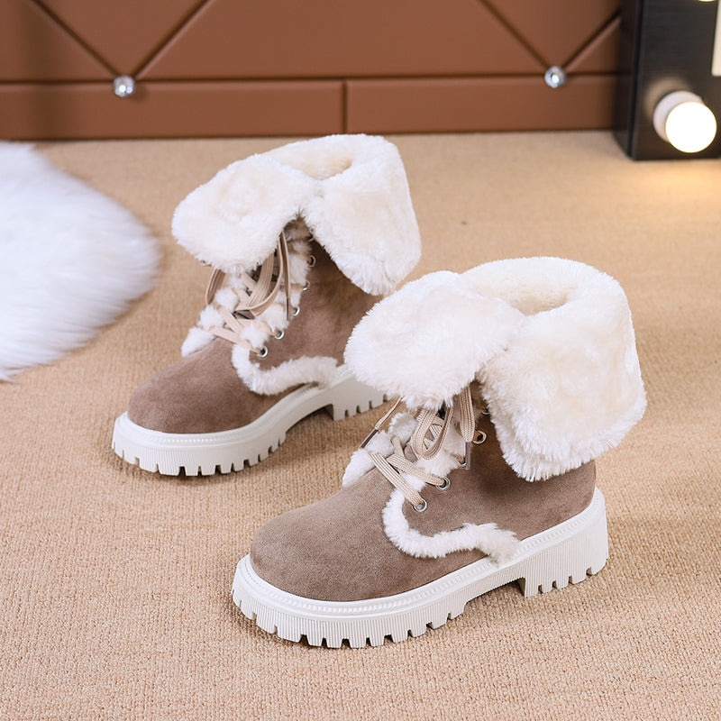 Fur Chelsea Ankle Boots