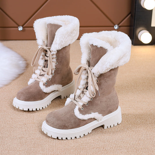 Fur Chelsea Ankle Boots