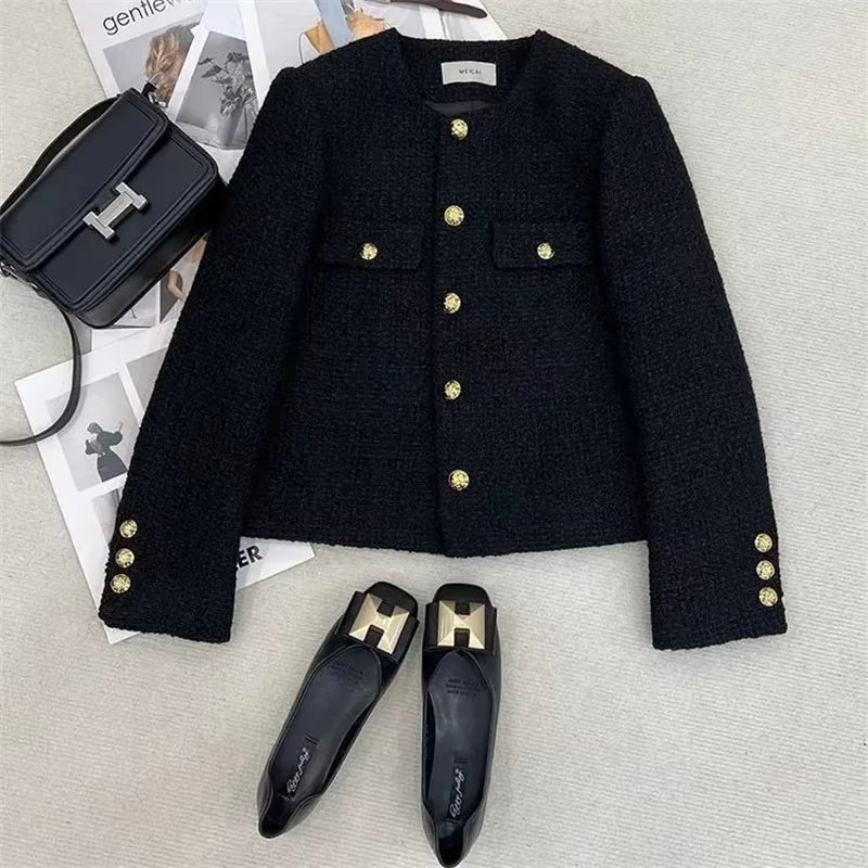 Women's Round Neck Loose Coat