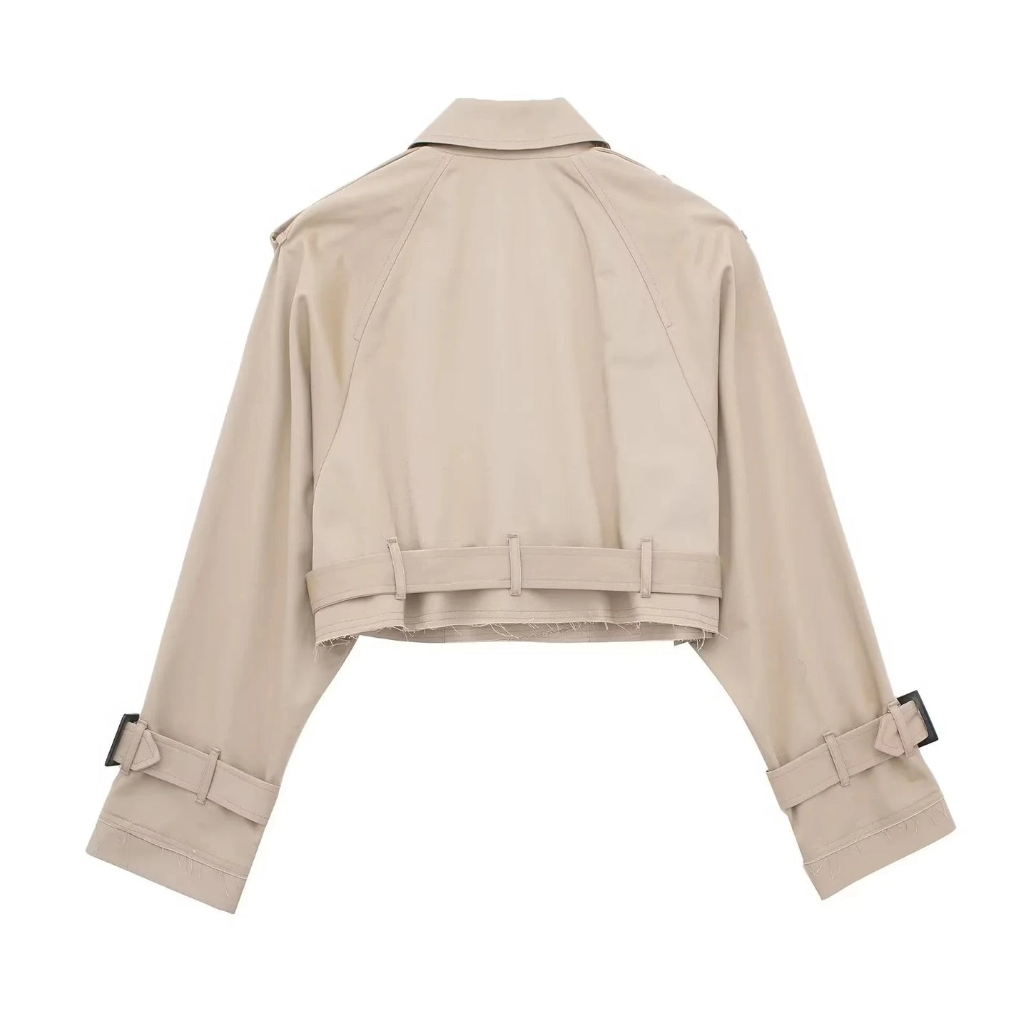 Cropped Trench Jacket