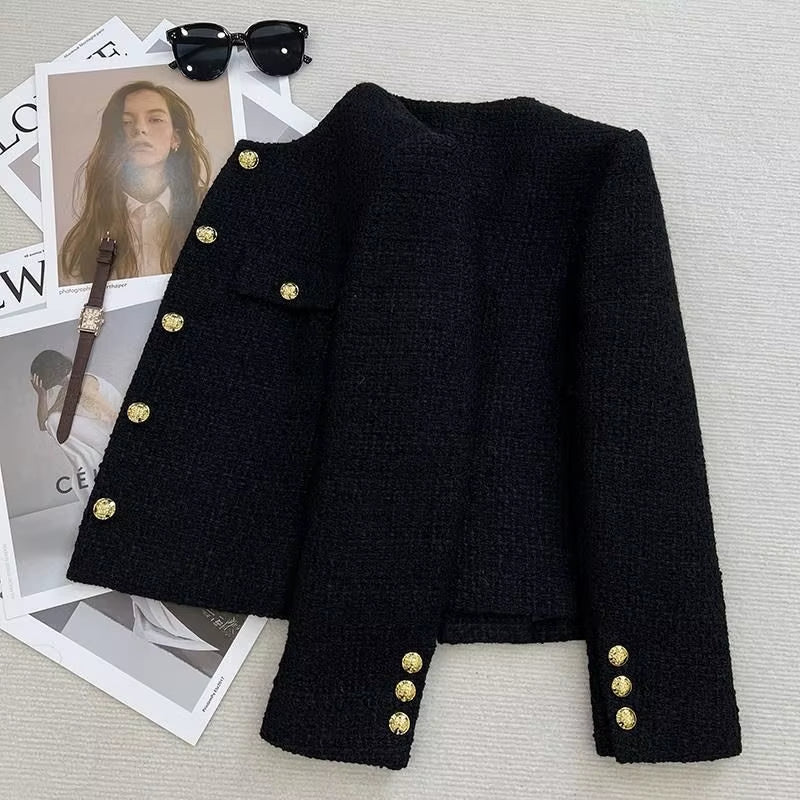 Women's Round Neck Loose Coat