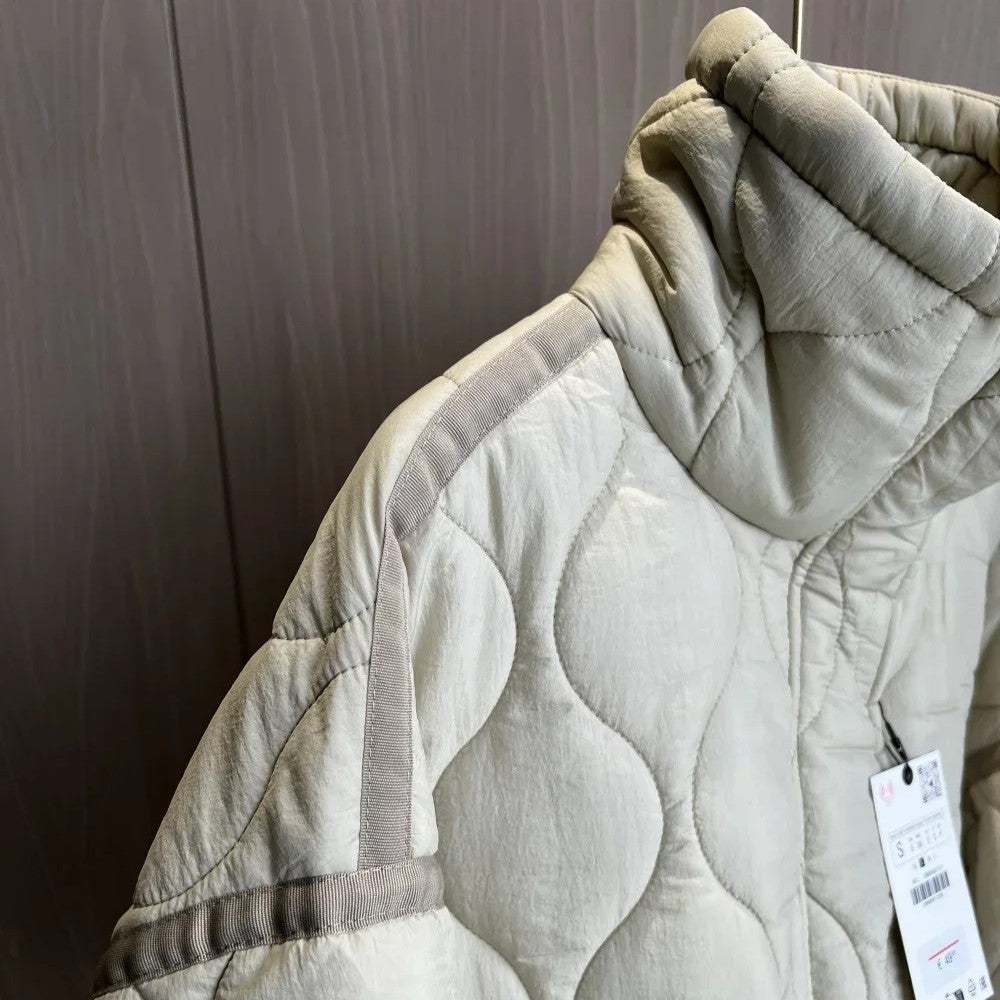 Quilted Ties Coat