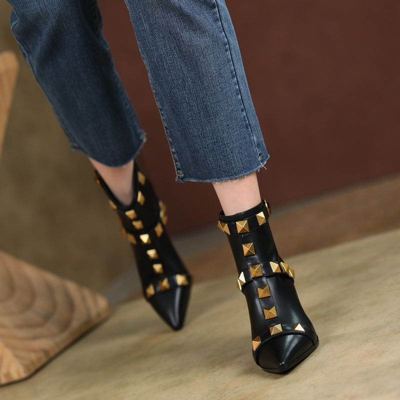 Ankle Pointed Martens Boots