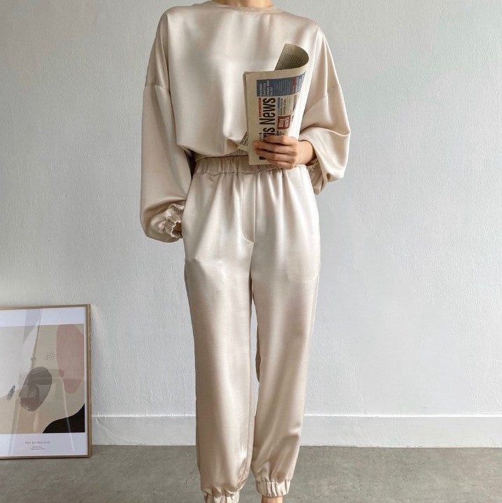 Satin Suit Set
