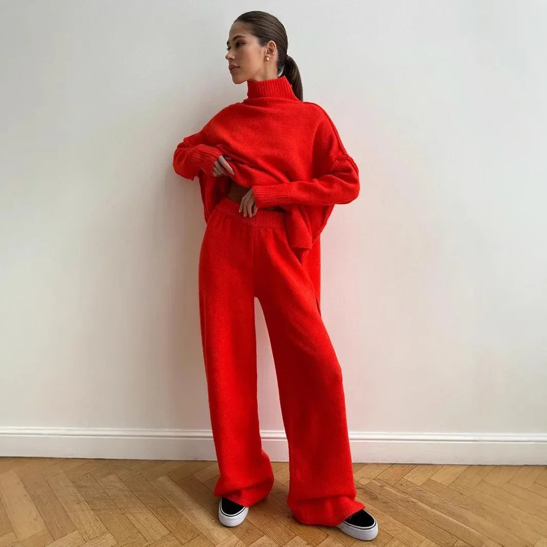Turtleneck Sweater Set