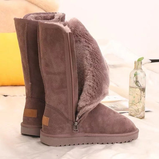 Suede Leather Snow Boots