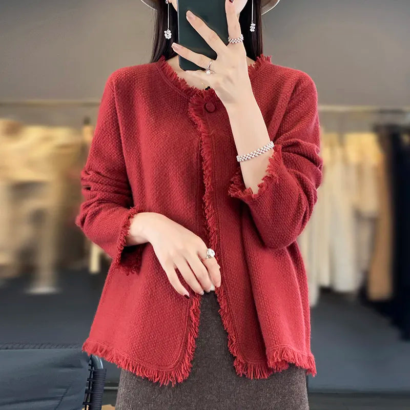Retro Wool Cardigan