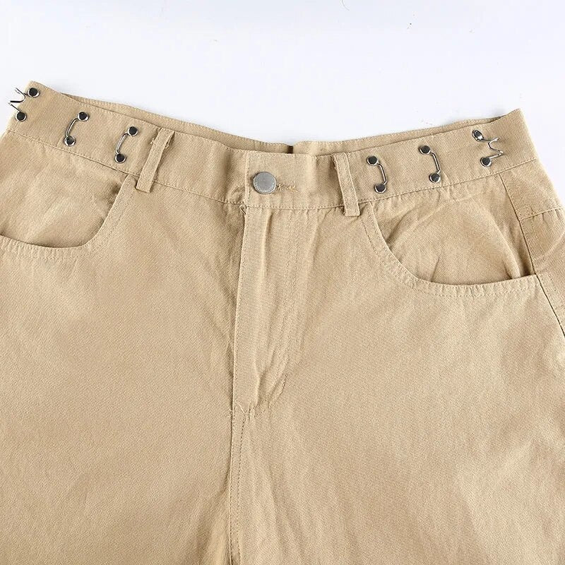High Waist Cargo Pants