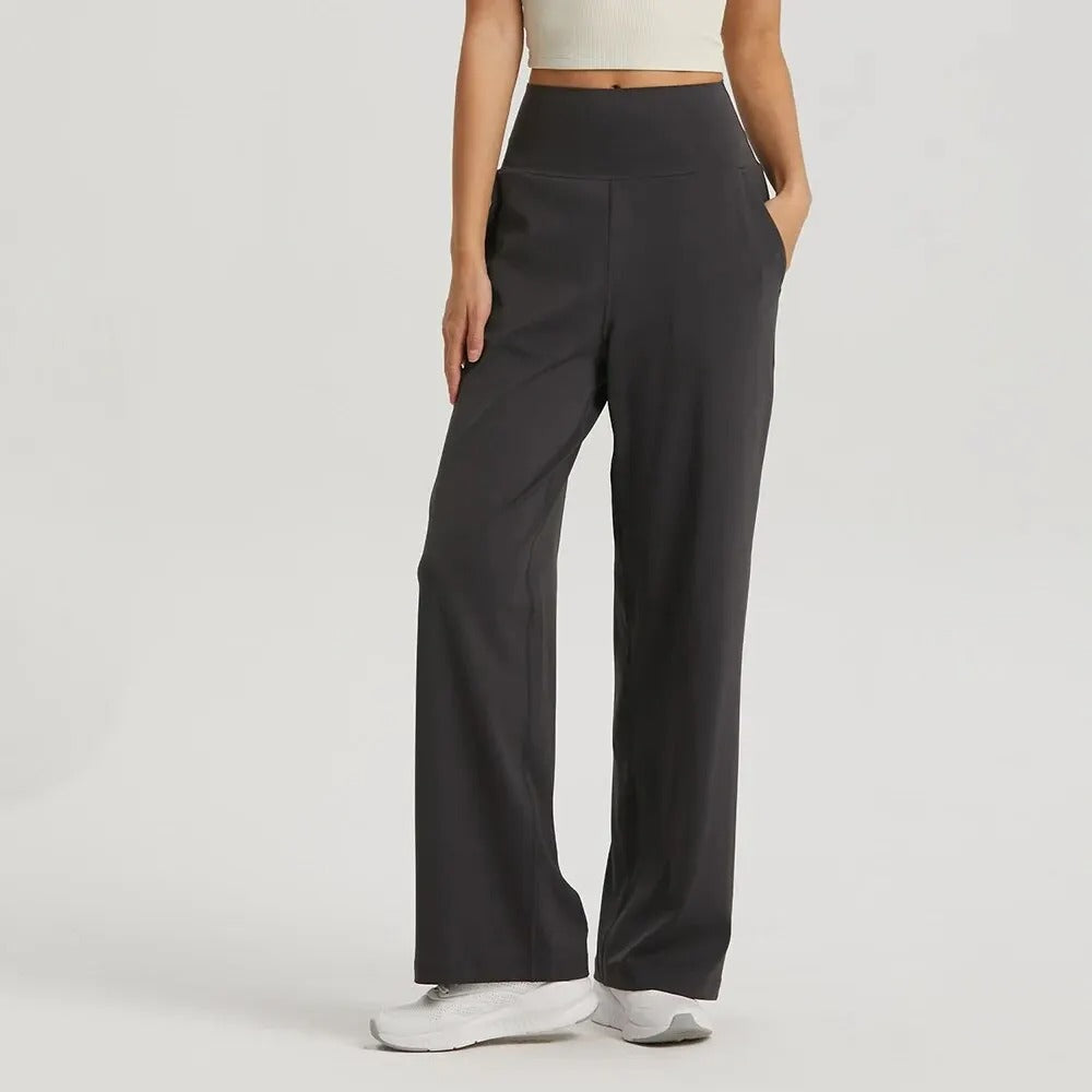 Wide Leg High Waist Yoga Pants