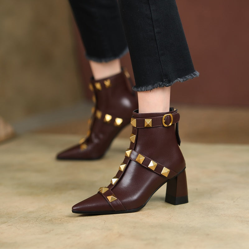Ankle Pointed Martens Boots