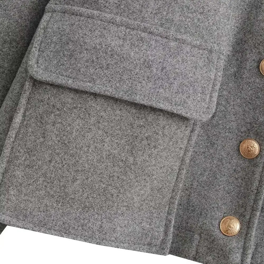 Turndown Collar Jacket