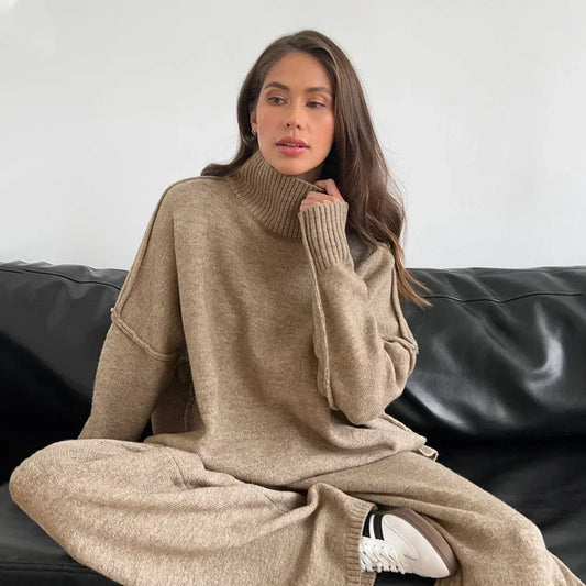 Turtleneck Sweater Set